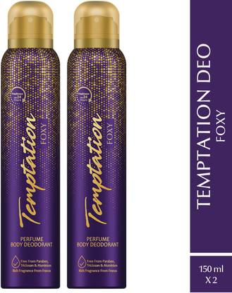 Envy Temptation Foxy Perfume Body Deodorant Spray  -  For Women