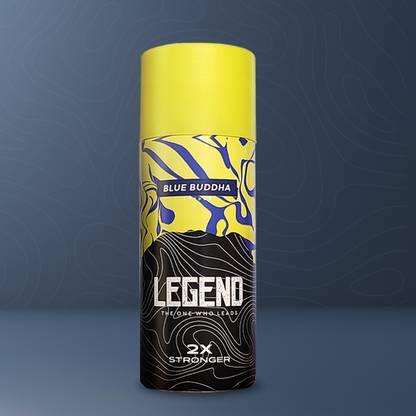 Blue Buddha LEGEND |Fresh & Authentic Long Lasting Aroma | Deodorant | For Men 150 ML Deodorant Spray  -  For Men