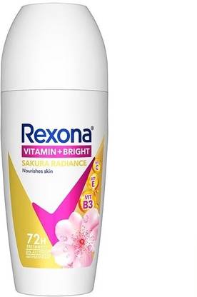 Rexona VITAMIN+BRIGHT SAKURA RADIANCE ROLL ON IMPORTED Deodorant Roll-on  -  For Women