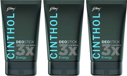 CINTHOL Energy 3X Deodorant Stick  -  For Men & Women