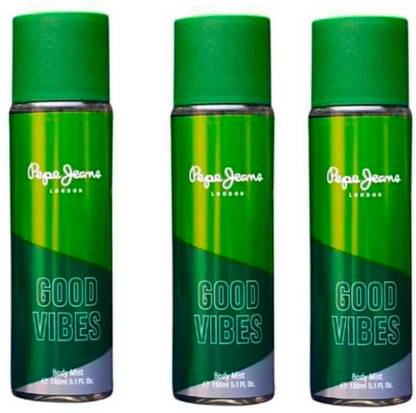 Pepe Jeans PERFUME BODY MIST GOOD VIBES COMBO03 Body Mist  -  For Men
