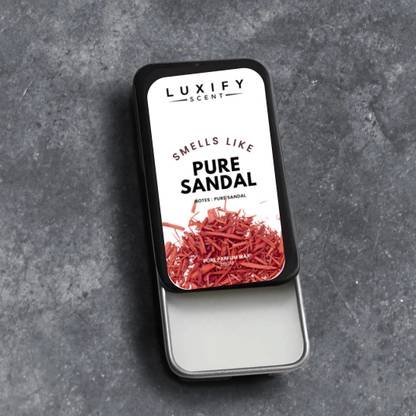 Luxify Scent Sandalwood Solid Perfume | Long-Lasting 10g Non-Greasy Solid Perfume Deodorant Cream  -  For Men & Women