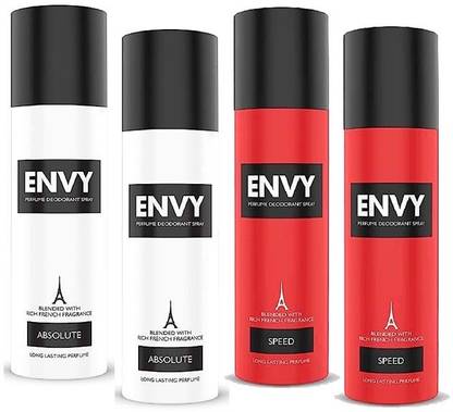 ENVY 1000 ABSOLUTE+SPEED PERFUME DEO SPRAY 120MLX4 Deodorant Spray  -  For Men