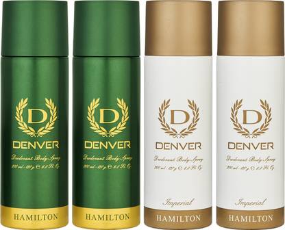 DENVER Hamilton and Imperial Each 2 Deodorant Spray  -  For Men