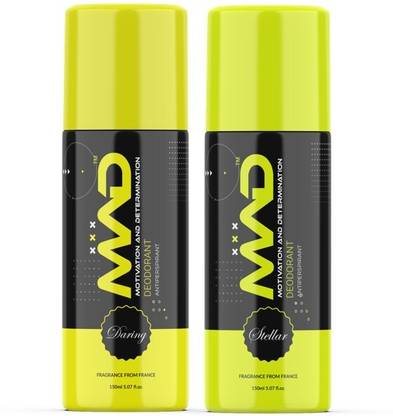 mad Motivation And Determination Daring & Stellar Fragrance Deodorant Combo Deodorant Spray  -  For Men & Women