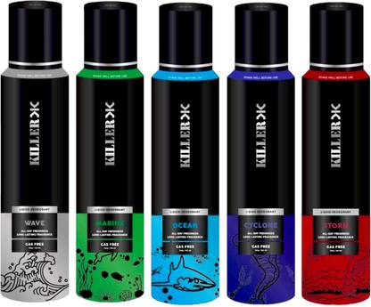 KILLER CYCLONE , WAVE , STORM , MARINE , OCEAN Deodorant Spray  -  For Men