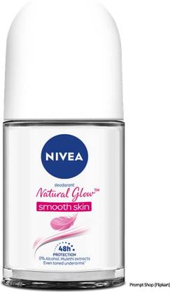 NIVEA Natural Glow Whitening Smooth Skin Deodorant Roll-on  -  For Women