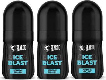 BEARDO Ice Blast Perfume Roll On | Long Lasting Fresh | Menthol, Musk & Woody Deodorant Roll-on  -  For Men & Women