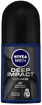 NIVEA MEN DEEP IMPACT FRESHNESS ROLL ON 52 ML X 1 PC OF Deodorant Roll-on  -  For Men