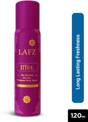 LAFZ Iffet, No Alcohol No Gas, Premium Body Spray  -  For Women