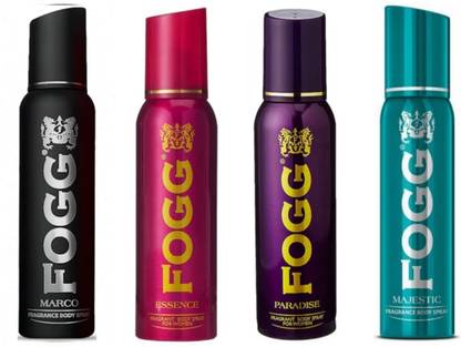 FOGG MACRO, Essence, Paradise, Majestic Perfume Body Spray  -  For Men & Women