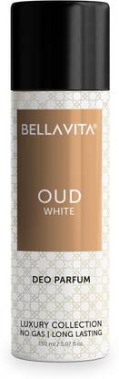 BELLAVITA OUD WHITE Deo Parfum|Long lasting deodorant with Citrus, Woody & Tobacco Notes | Deodorant Spray  -  For Men
