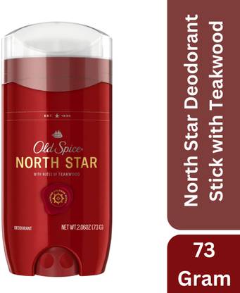 OLD SPICE North Star with Notes of Taekwood Deodorant Stick  -  For Men & Women