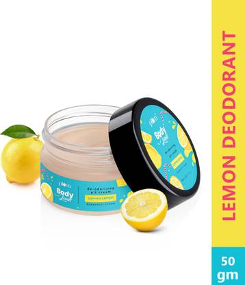 Plum BodyLovin' Lemme Lemon | 24 hour odor-free underarms | Fruity lemon scent Deodorant Cream  -  For Men & Women
