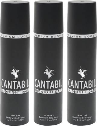 CANTABIL Midnight Date Body Spray  -  For Men