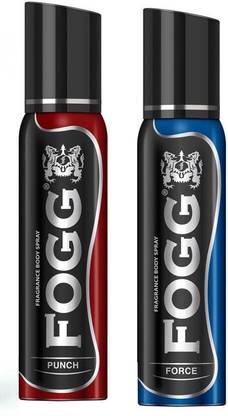 फॉग फोर्स और पंच डिओडोरेंट स्प्रे  -  पुरुषों और महिलाओं के लिए