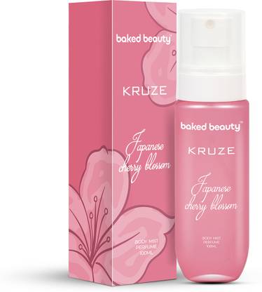 BAKED BEAUTY Kruze Japanese Cherry Blossom Body Mist Long Lasting Fragrance Body Mist  -  For Women