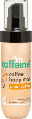 mCaffeine Plum Passion Energizing & Longlasting Coffee Body Mist | For Men & Women Deodorant Spray  -  For Men & Women