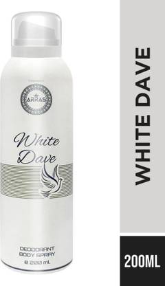 valenzers ARRAS White Dave Deodorant Spray  -  For Men & Women