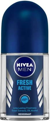 NIVEA Men Roll on, Fresh Active, (Veer) Deodorant Roll-on  -  For Men