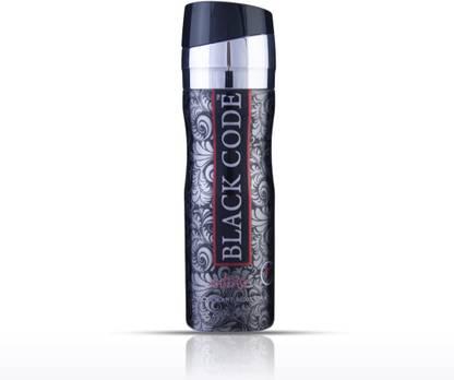 Black Code BC @ DEO BLACK Body Spray  -  For Men