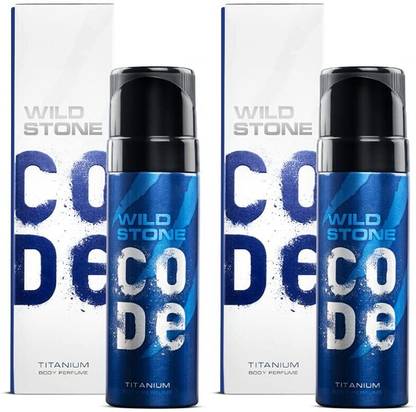 Wild Stone CODE Titanium Perfume Body Spray (120 ml each) Deodorant Spray  -  For Men