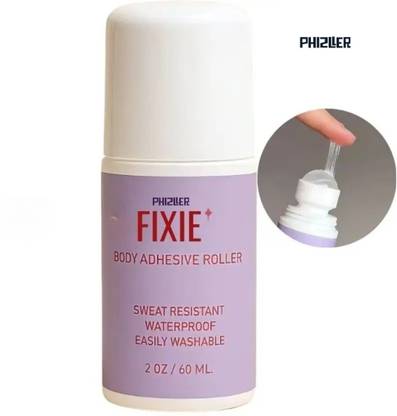 phizller Fixie Stay Cool Fixie Body Adhesive Roller Invisible Secure Grip Deodorant Roll-on  -  For Men & Women
