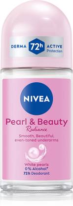 NIVEA Women Deo Roll on, Pearl & Beauty for Eventoned Smooth Underarms Deodorant Roll-on  -  For Women