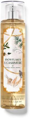 BATH & BODY WORKS Snowflakes & Cashmere Fine Fragrance Mist Deodorant Spray  -  For Women