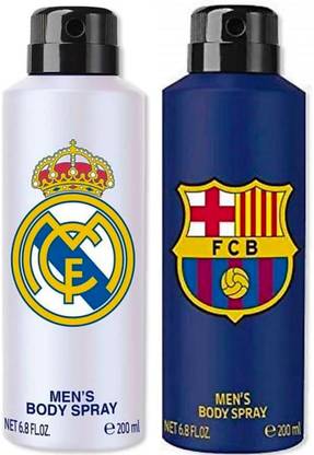 FC Barcelona real madrid deo+fcb blue deo combo Body Spray  -  For Men & Women