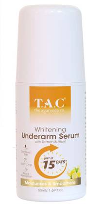 TAC - The Ayurveda Co. Lemon Roll-On with Aloe Vera for Skin Whitening & Long Lasting, Uneven Skin Tone Deodorant Roll-on  -  For Men & Women