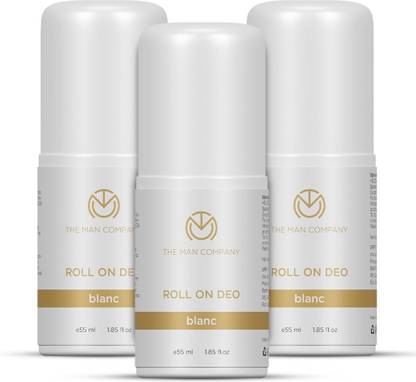 THE MAN COMPANY BLANC Roll On Deo for Men, Pack of 3, 55ml each Deodorant Roll-on  -  For Men