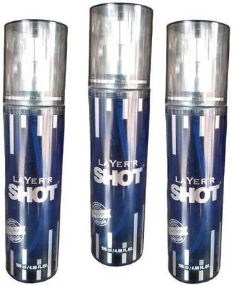 LAYER'R DEEP DESIRE EACH 135ML PK THREE Body Spray  -  For Men & Women