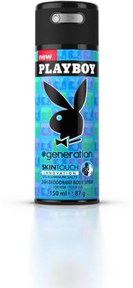 PLAYBOY Generation Deodorant Spray  -  For Men