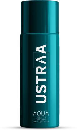 उस्तरा Aqua Deodorant | Refreshing Aquatic Fragrance | Keeps Odour in Check  -  पुरुषों के लिए