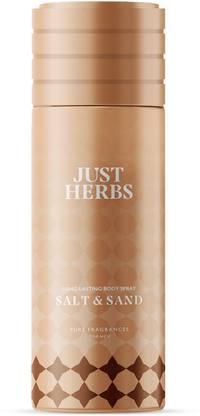 Just Herbs Long Lasting Body Spray Salt & Sand Deodorant Spray  -  For Men & Women