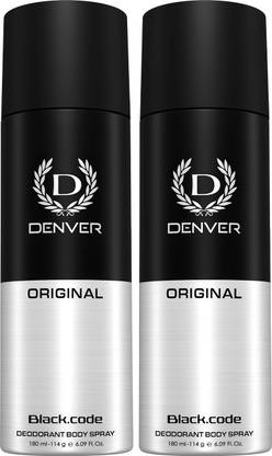 DENVER Original_Blackcode Body Spray  -  For Men