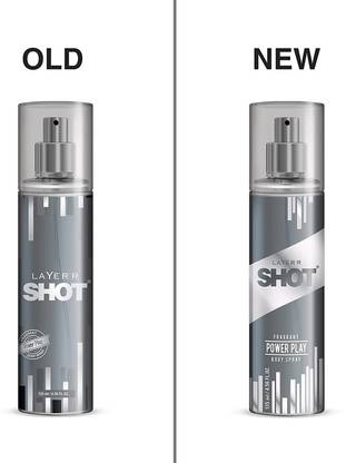 LAYER'R Layer Shot Power Play_135ml(Pack of 1) Deodorant Spray  -  For Men & Women