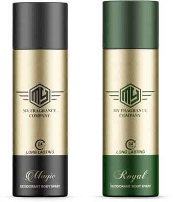 My Fragrance Deodorant Original Magic-Royale Set For Men & Women 165ml Each (Combo Of 2) Deodorant Spray  -  For Men & Women