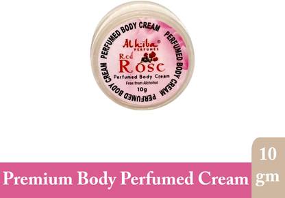 Al Hiba Perfumed Refreshing Scent Red Rose Body Cream (10g) Deodorant Cream  -  For Men & Women