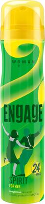 Engage Spirit for Her, Cheerful & Jolly, Skin Friendly, 150ml Deodorant Spray - For Women