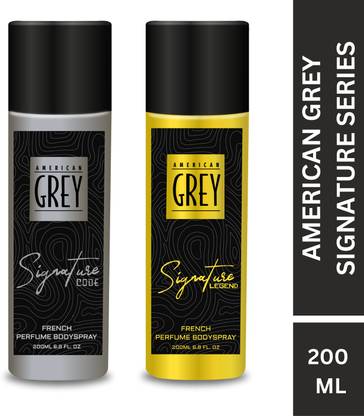 American Grey Signature Code and Legend Signature Series Confident|Deodorant for Men Deodorant Spray  -  For Men