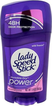 LADY SPEED STICK wild freesia deodorant stick 39.6g Deodorant Stick  -  For Men & Women