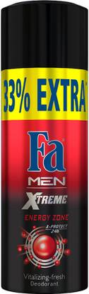 FA Men Xtreme Energy Zone Deodorant Deodorant Spray  -  For Men