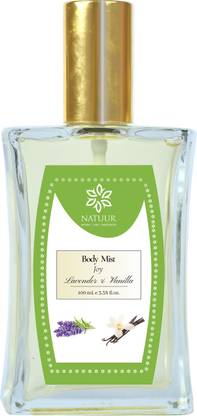 NATUUR Lavender & Vanilla Joy Body Mist 100ml - Refreshing & Calming Scent, For Unisex Body Mist  -  For Men & Women