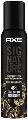 एक्स Signature Dark Temptation Dark Chocolate, Dual Action Technology, No Gas  -  पुरुषों के लिए