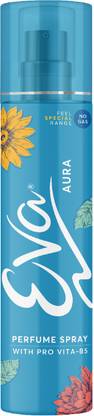 EVA Aura no Gas Perfume Spray and long lasting floral grace & fresh citrus fragrance Perfume  -  120 ml