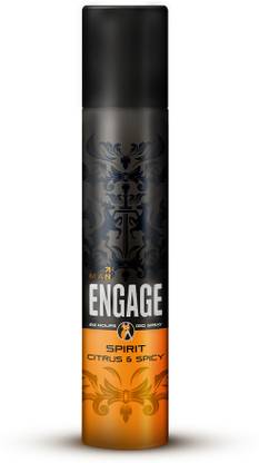 Engage Spirit for Him, Fresh & Energetic, Skin Friendly Deodorant Spray  -  For Men