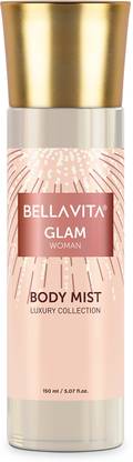 BELLAVITA GLAM Woman Body Mist with Floral, Jasmine & Citrus notes|Long Lasting Fragrance| Body Mist  -  For Women