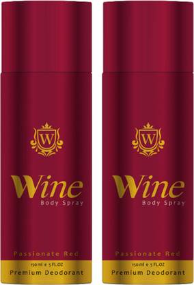 Wine Passionate Red Premium Body Spray (Pack of 2) Body Spray  -  For Men & Women